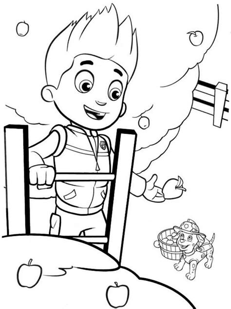 Ryder Paw Patrol Coloring Pages Download And Print Ryder Paw Patrol
