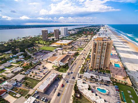 Daytona Beach Florida Aerial View Stock Photos Pictures And Royalty Free