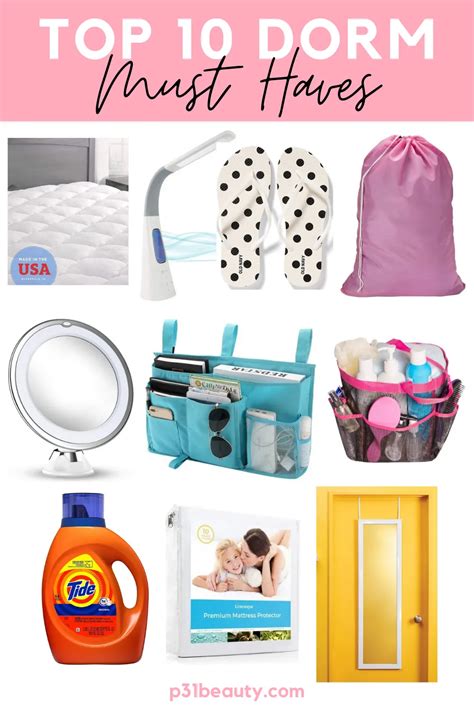 Top 10 College Dorm Room Must Haves For 2020 College Dorm Ts