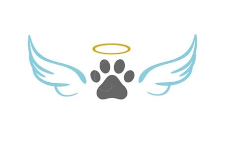 Dog Memorial Wings Dog Halo Svg Dxf Png Cricut Pet Etsy