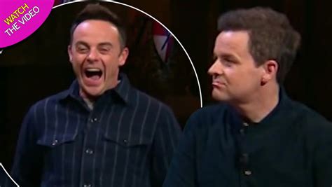 I M A Celeb S Ant Mcpartlin In Awkward Joke About Police Years After