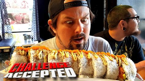 Click on any image to view that article or video from media. Monster Sushi Challenge Roll *6 LBS SUSHI ROLL ...