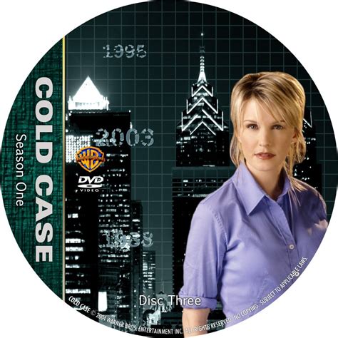 Cold Case Season 1 Disc 3 Custom Dvd Labels Cold Case Season 1 Disc