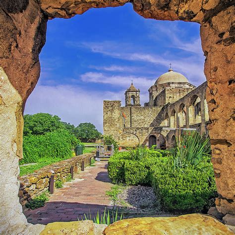 Set In Stone Mission San Jose San Antonio Texas Usa Photograph By