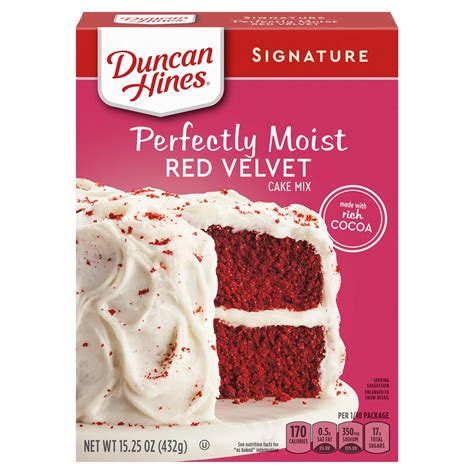 Duncan Hines Signature Perfectly Moist Red Velvet Cake Mix Shop