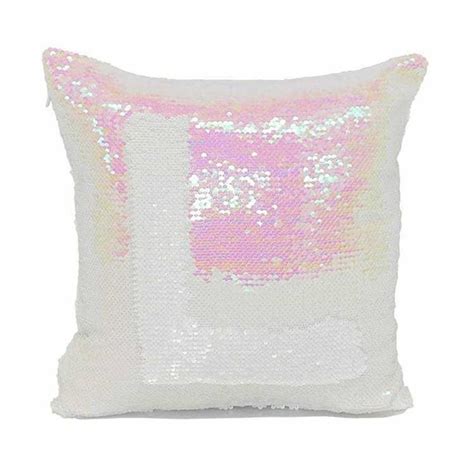 Sublimation Blank Sequin Pillow Cases Heat Tranfer Printing Cushion