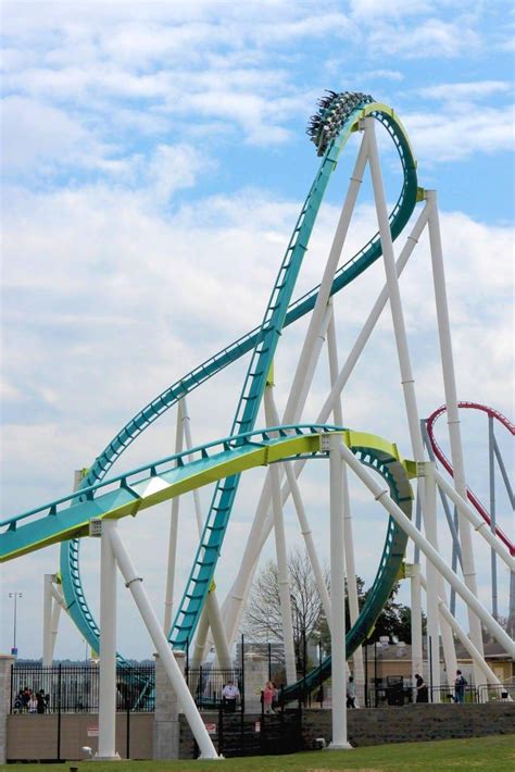 Trains get pulled up a chain lift hill that is 325 feet tall and drops you 320 feet at speeds up to 95 mph. ThrillGeek on Twitter: "Revisiting my Fury 325 media day photos @Carowinds Love this shot. # ...