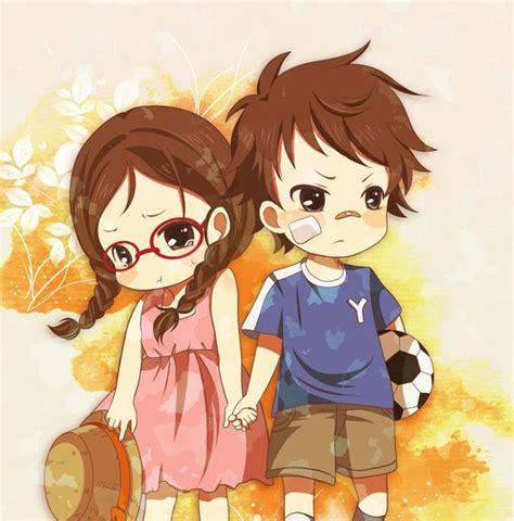 Anime Couples Kids Anime Wallpaper Hd