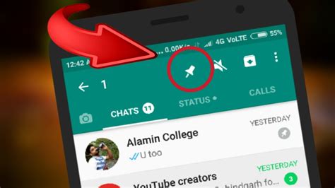Whatsapp New Update Pin Chat Latest Feature 2017 Youtube