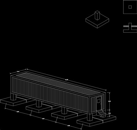 Container Dwg Block For Autocad Designs Cad