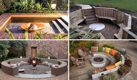 21 Awesome Sunken Fire Pit Ideas To Steal For Cozy Nights Woohome