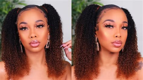 Easy Sleek Curly Pigtails On 4c Natural Hair Short Hair Protective