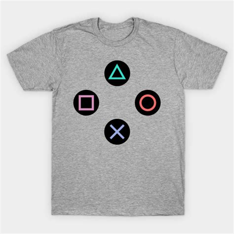 Play With Playstation Controller Buttons Sony Playstation T Shirt