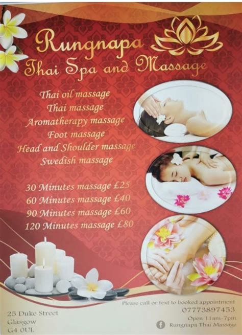 Napa Thai Therapy And Massage In Glasgow City Centre Glasgow Gumtree