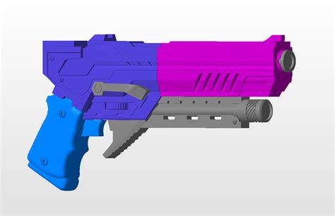 3d File Red Hood Arkham Knight Guns 🔫・3d Print Object To Download・cults