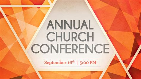Annual Church Conference Christ Community