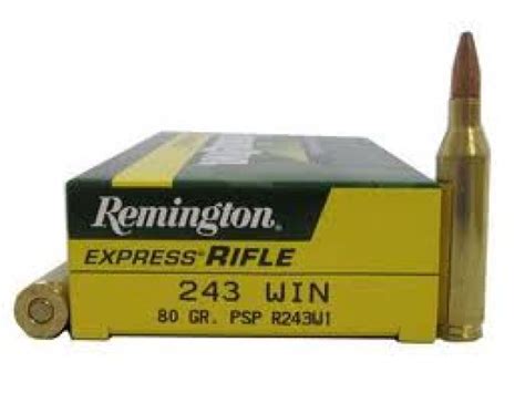 243 Win Remington Core Lokt Psp80gr Comprar Online Armería La Caza