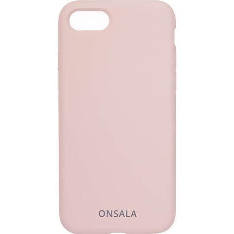 Onsala iPhone SE Gen silikondeksel sand pink Elkjøp