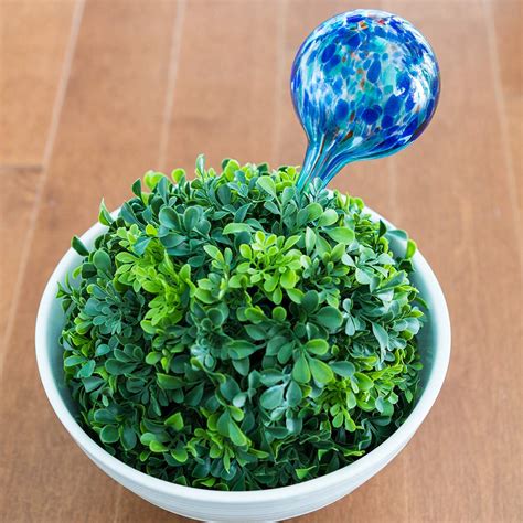 Evelots Plant Watering Globe Glass Automatic Water System Indoor