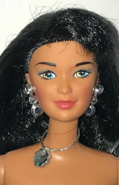 Nude Barbie Vintage Sparkle Beach Kira Asian Jewelry Mattel Doll For Ooak Picclick
