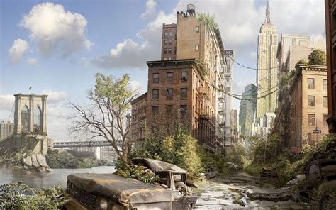 Daily Wallpaper Post Apocalyptic New York I Like To Waste My Time
