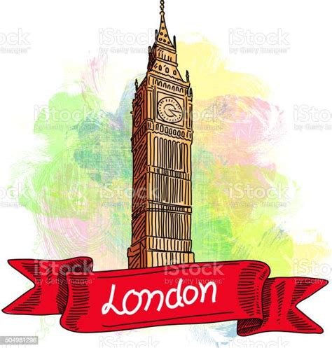 Big Ben Tower London Drawing Stock Illustration Download Image Now