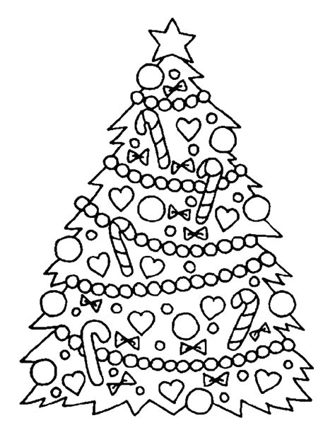 Coloring pages for boys 12 years old. Gorgeous Christmas Tree For Christmas Coloring Page ...