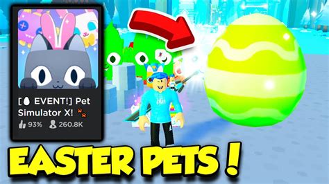 The Pet Simulator X Easter Event Update Is Here And Its Amazing