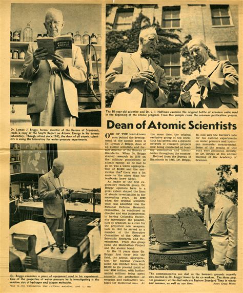 On The Banks Of The Red Cedar Dean Of Atomic Sciences Newspaper Article