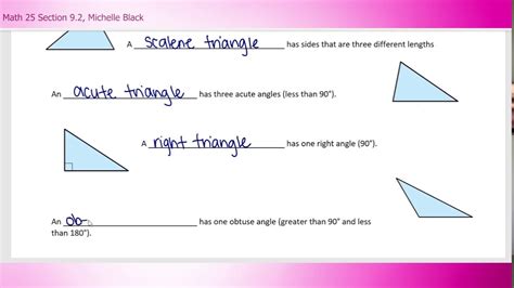 Math 25 Section 92 Triangles Youtube