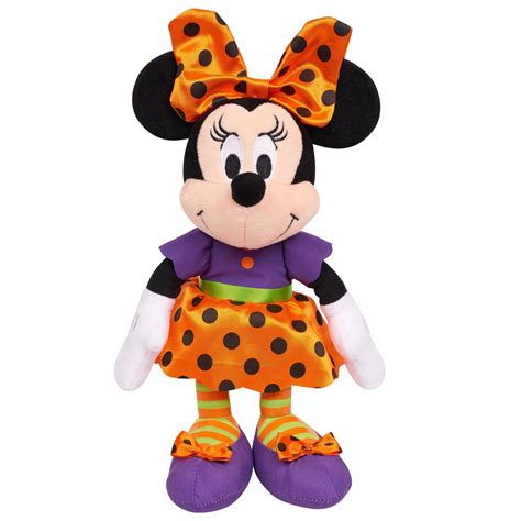 Disney Halloween Minnie Mouse Stuffed Animal Bean Plush Toy For Kids