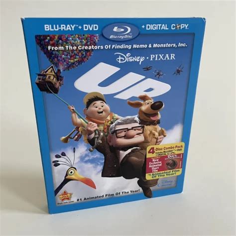 Disney Pixar Up Disc Combo Pack Blu Ray Dvd With Sleeve Picclick