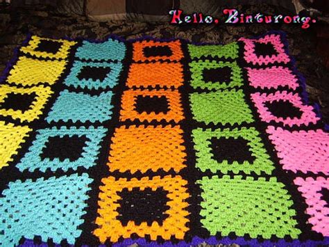 Etsysocial On Twitter Colorful Granny Square Afghan