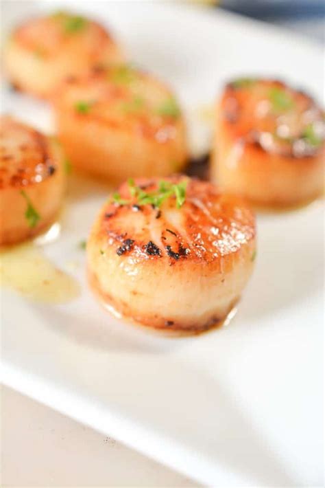 Broiled Scallops Sweet Peas Kitchen