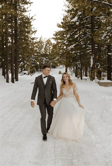 Winter Wedding In Lake Tahoe Erin And Jake