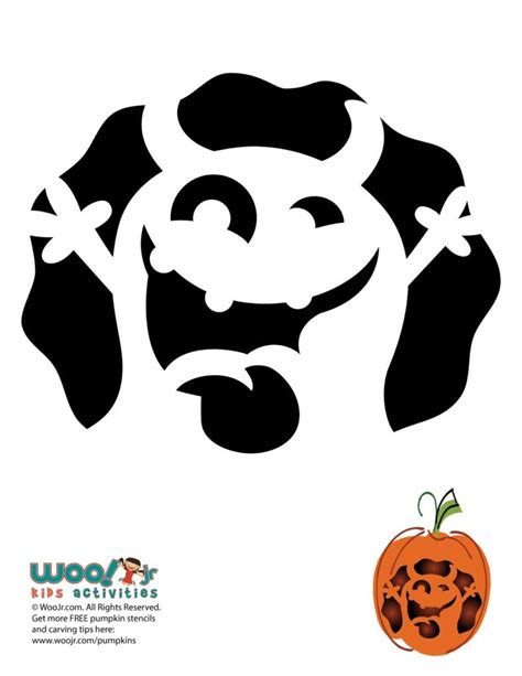 Monster Pumpkin Carving Stencils Woo Jr Kids Activities Children