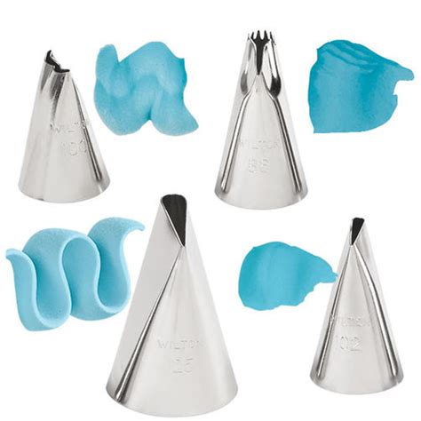 Wilton Ruffle Tip Set Of 4 Includes Tips 100 86 102 And 125