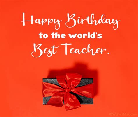 Birthday Wishes For Teachers Good And Meaningful Birthday Wishes For