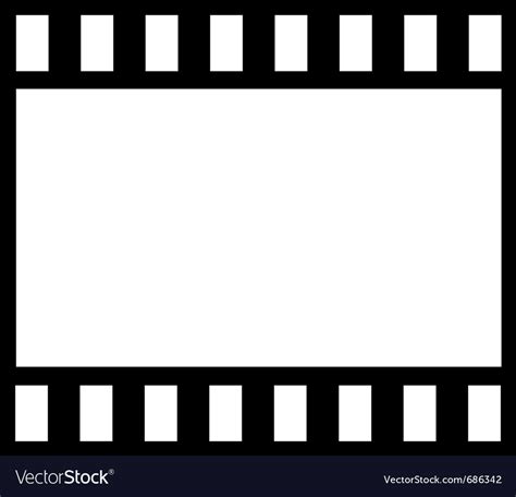 Film Strip Isolated Royalty Free Vector Image Vectorstock
