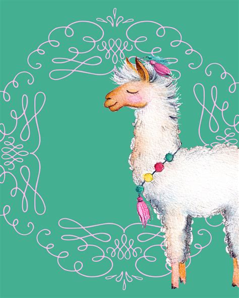 Llama Printable