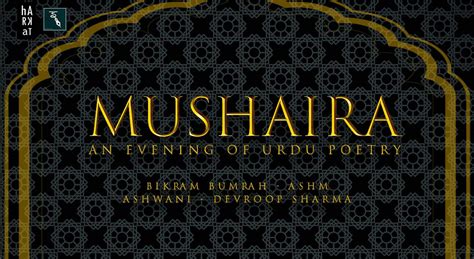 Book Tickets To Mushaira An Evening Of Urdu Poetry