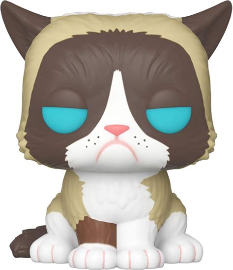 Funko Pop Icons Grumpy Cat Figurine De Collection Multicolour Amazon Fr Jeux Et Jouets