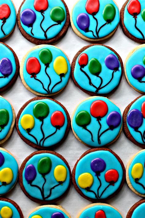 These works of edible art can be mastered at home easily; Balloon Sugar Cookies - The Monday Box