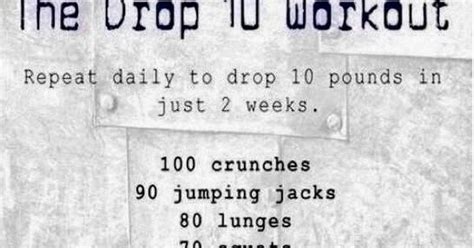 Time To Get Fit The Drop 10 Workout
