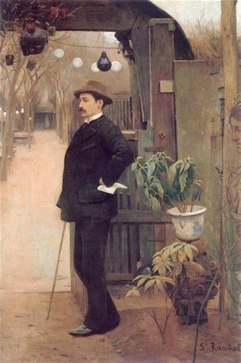 The Painter Miguel Utrillo In The Gardens Of The Moulin De La Galette