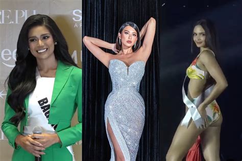 Miss Universe Ph Candidates Shine In Swimsuit Evening Gown Interview Preliminaries