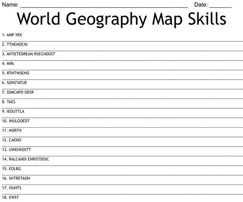 30 Geography Map Skills Worksheets Pdf Answer Key Coo Worksheets