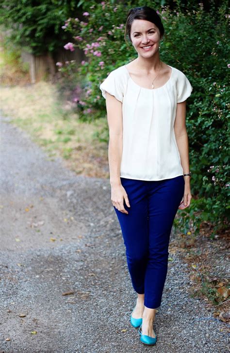 4 Ways To Wear Blue Pants The Cream To My Coffee