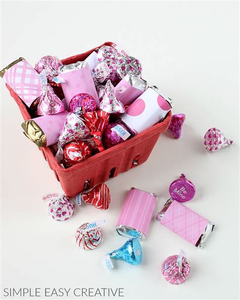 Instead of candy you can fill it with cosmetics. Simple Valentine's Day Gift Ideas - Hoosier Homemade