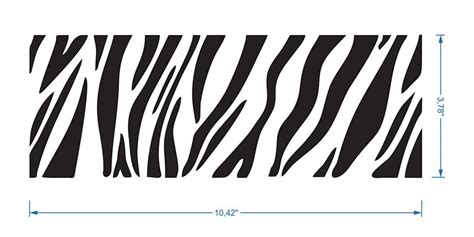 Zebra Skin Stencil Reusable Diy Craft Mylar Stencil Home Decor Etsy